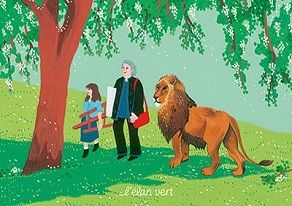 pour site Le lion aux yeux dor